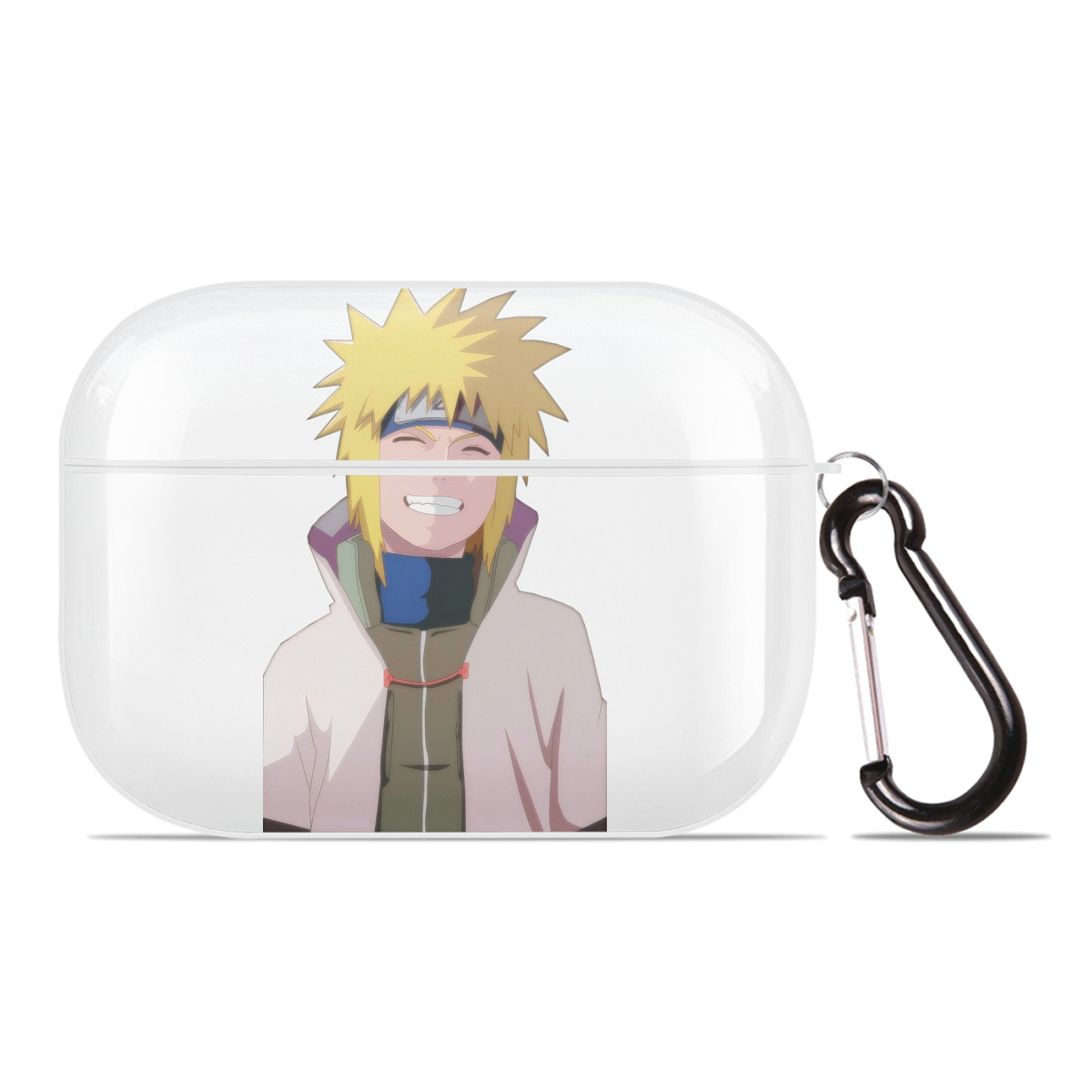 （画像用） NARUTO -ナルト- 波風 ミナト Namikaze Minato 【AirPods Pro用】ハードシェル保護ケース 耐衝撃・防指紋・カラビナ付き商品仕様