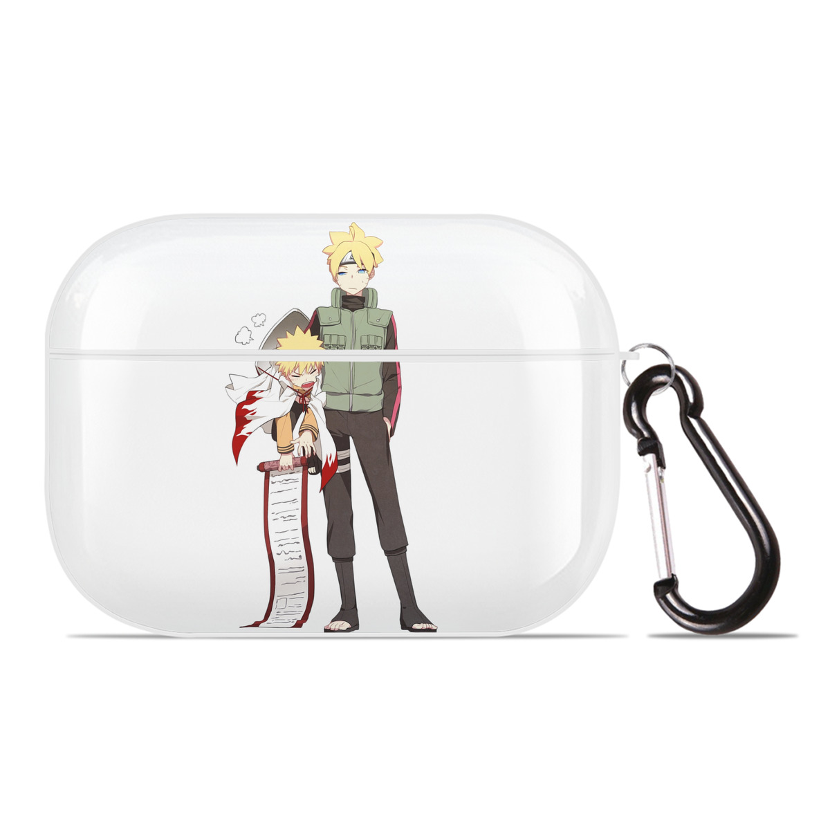 （画像用） NARUTO -ナルト- 波風 ミナト Namikaze Minato 【AirPods Pro用】ハードシェル保護ケース 耐衝撃・防指紋・カラビナ付き商品仕様