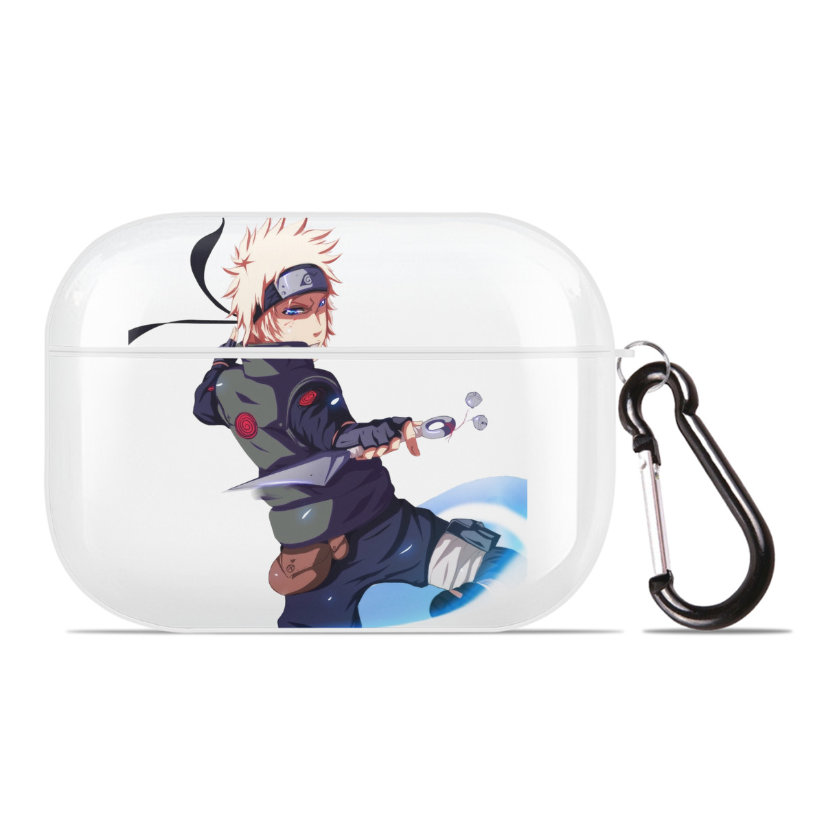 （画像用） NARUTO -ナルト- 波風 ミナト Namikaze Minato 【AirPods Pro用】ハードシェル保護ケース 耐衝撃・防指紋・カラビナ付き商品仕様