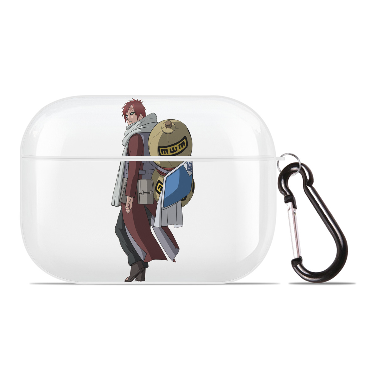 （画像用） NARUTO -ナルト- ガアラ Gaara 【AirPods Pro用】ハードシェル保護ケース 耐衝撃・防指紋・カラビナ付き商品仕様