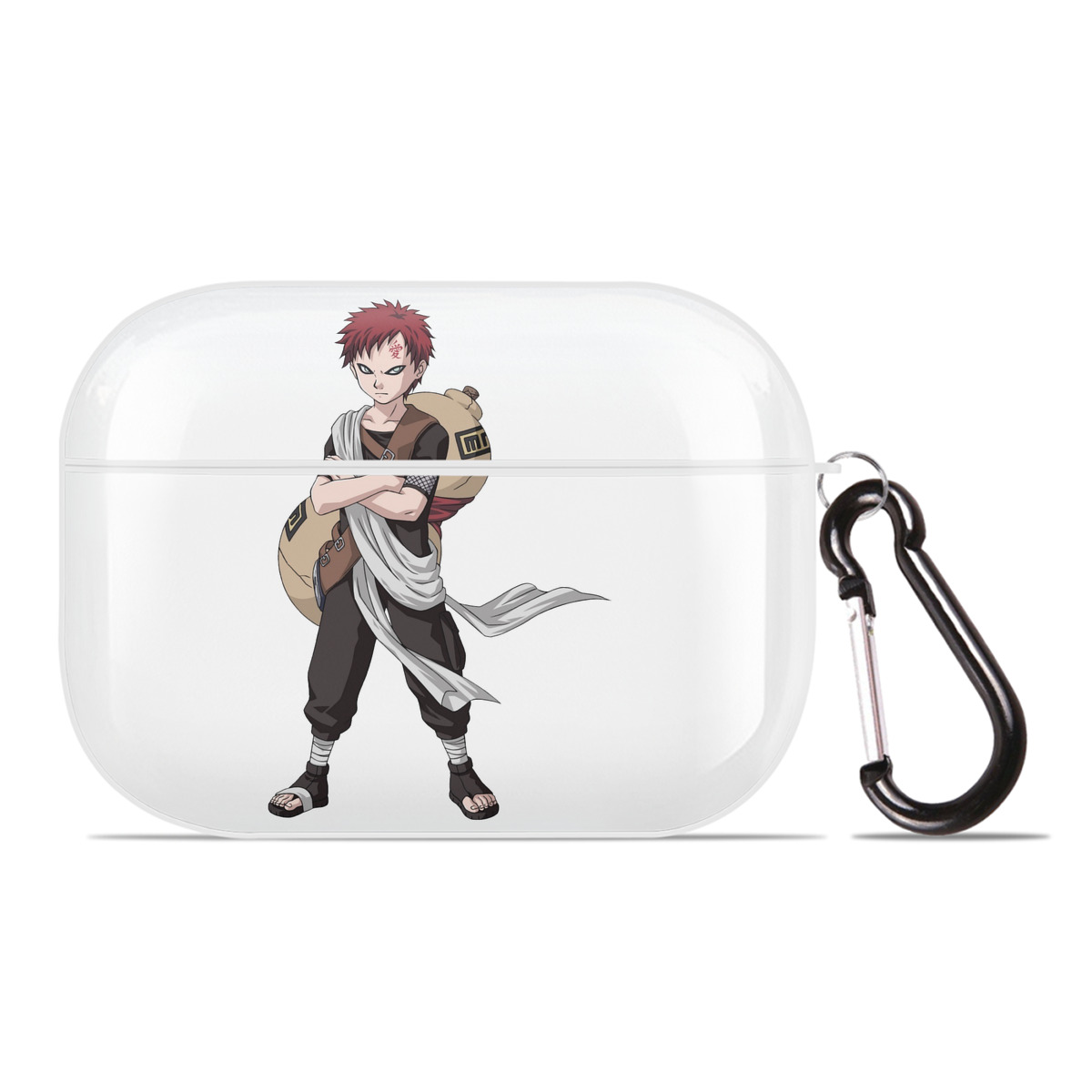（画像用） NARUTO -ナルト- ガアラ Gaara 【AirPods Pro用】ハードシェル保護ケース 耐衝撃・防指紋・カラビナ付き商品仕様
