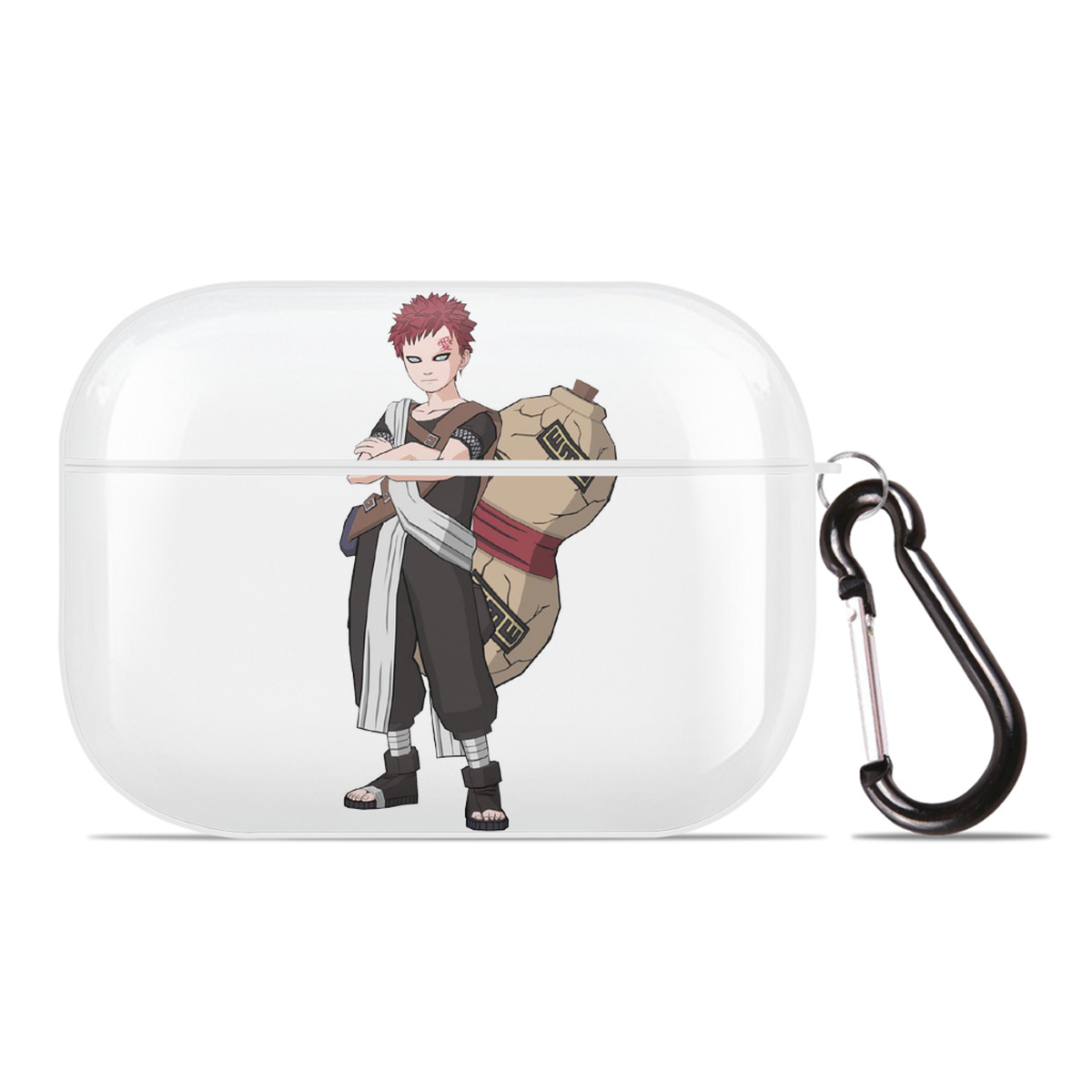 （画像用） NARUTO -ナルト- ガアラ Gaara 【AirPods Pro用】ハードシェル保護ケース 耐衝撃・防指紋・カラビナ付き商品仕様
