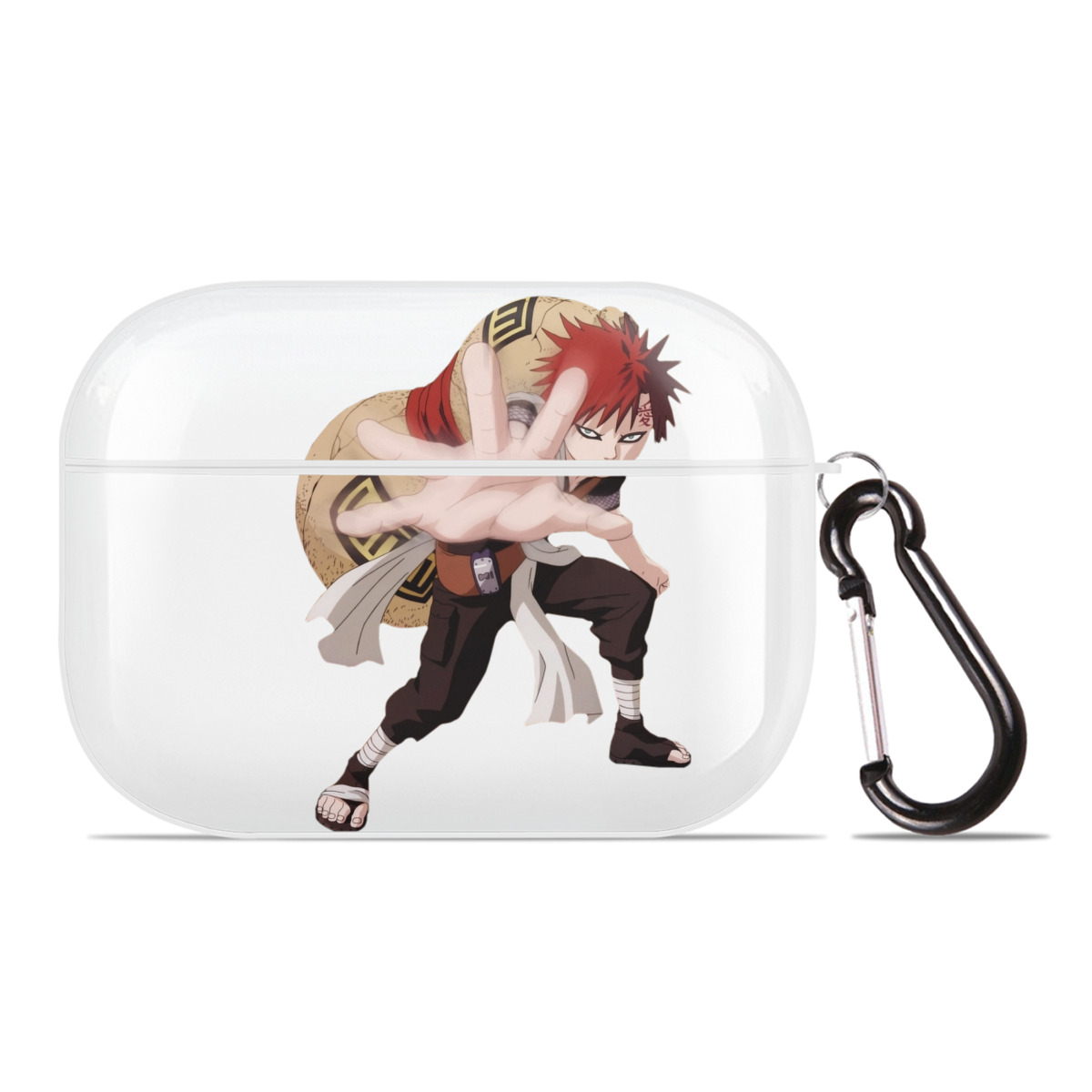 （画像用） NARUTO -ナルト- ガアラ Gaara 【AirPods Pro用】ハードシェル保護ケース 耐衝撃・防指紋・カラビナ付き商品仕様