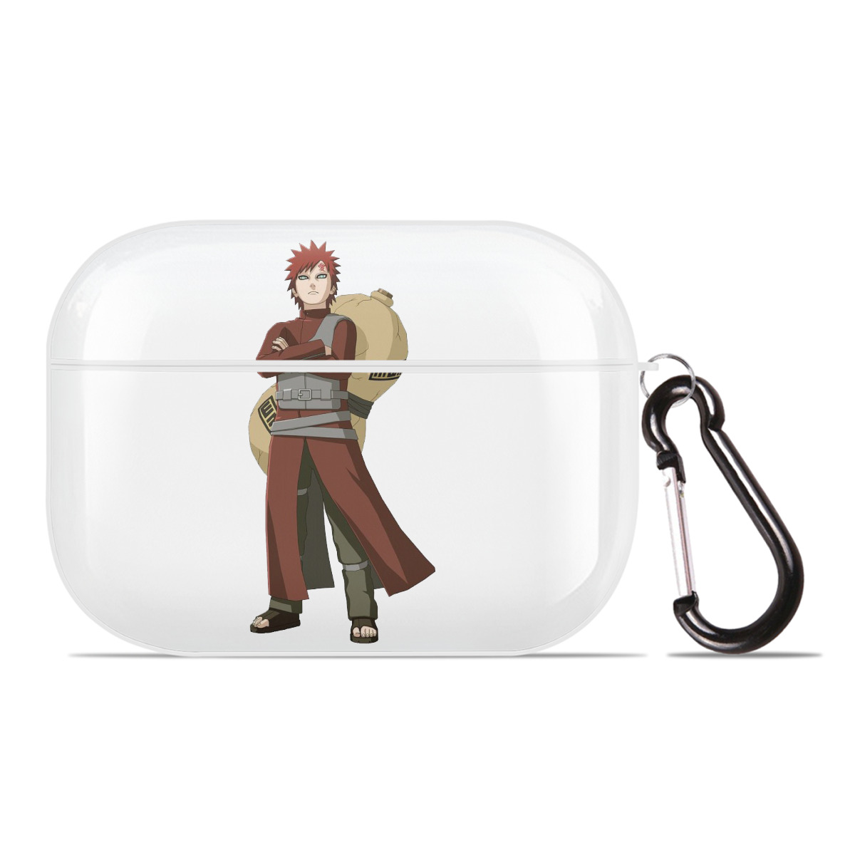 （画像用） NARUTO -ナルト- ガアラ Gaara 【AirPods Pro用】ハードシェル保護ケース 耐衝撃・防指紋・カラビナ付き商品仕様