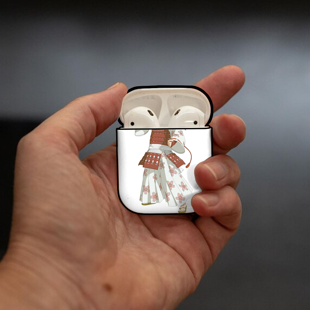 NARUTO -ナルト- 春野サクラ Haruno Sakura AirPods 第2世代保護ケース ハードシェル ブラック 耐衝撃・防指紋・カラビナ付き