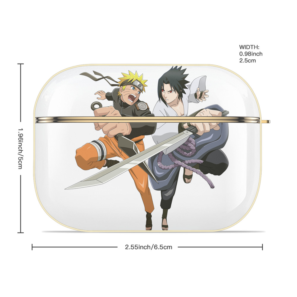 NARUTO -ナルト- うずまき ナルト Uzumaki Naruto 【AirPods Pro用】ハードシェル保護ケース｜耐衝撃・防指紋・カラビナ付き商品仕様