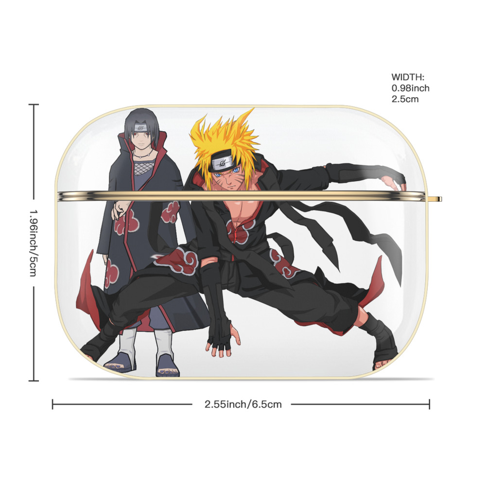 NARUTO -ナルト- うずまき ナルト Uzumaki Naruto 【AirPods Pro用】ハードシェル保護ケース｜耐衝撃・防指紋・カラビナ付き商品仕様