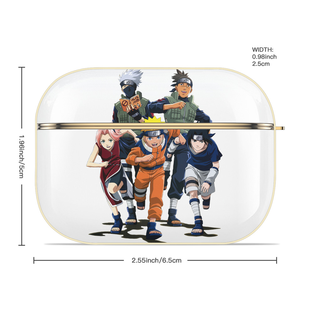 NARUTO -ナルト- うずまき ナルト Uzumaki Naruto 【AirPods Pro用】ハードシェル保護ケース｜耐衝撃・防指紋・カラビナ付き商品仕様