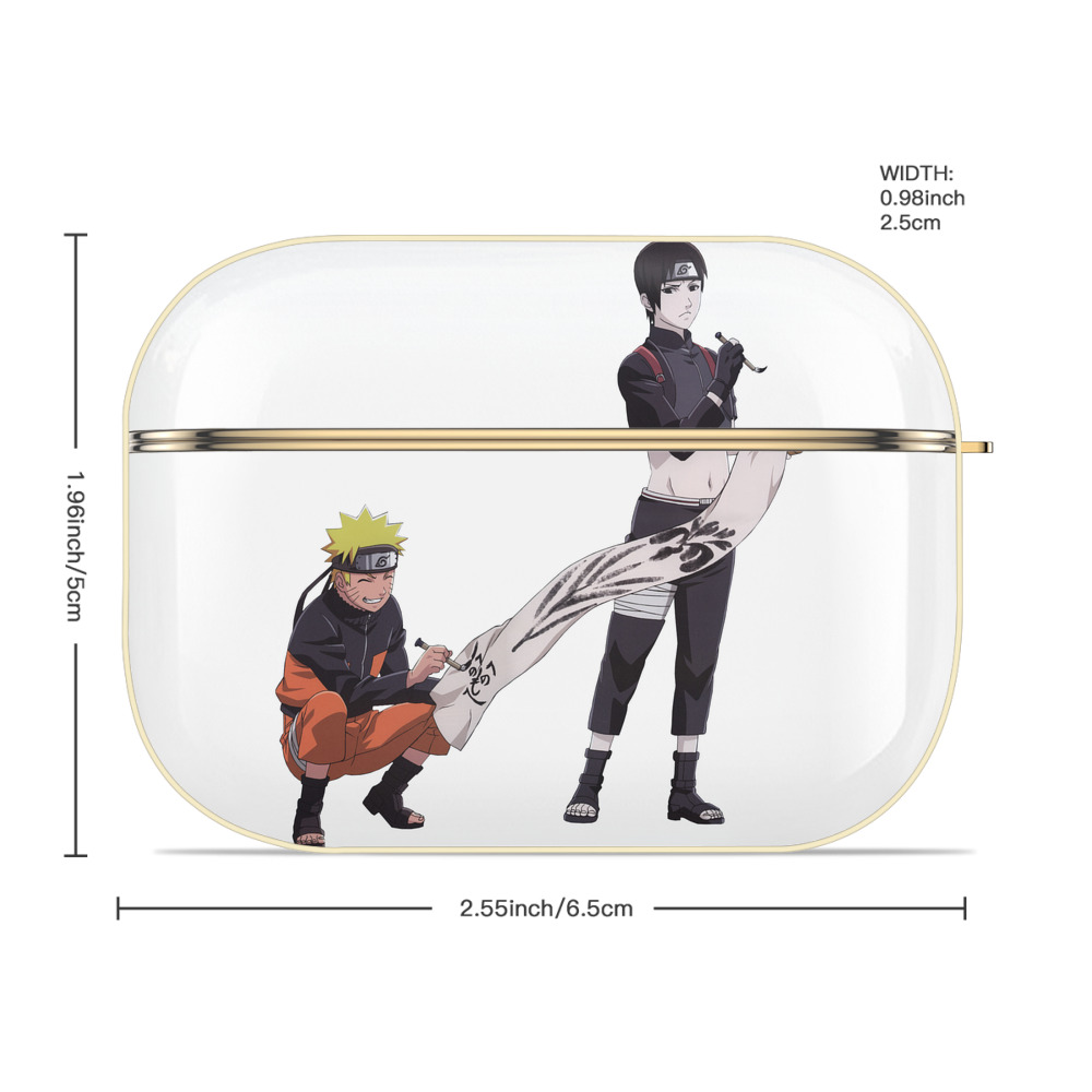 NARUTO -ナルト- うずまき ナルト Uzumaki Naruto 【AirPods Pro用】ハードシェル保護ケース｜耐衝撃・防指紋・カラビナ付き商品仕様