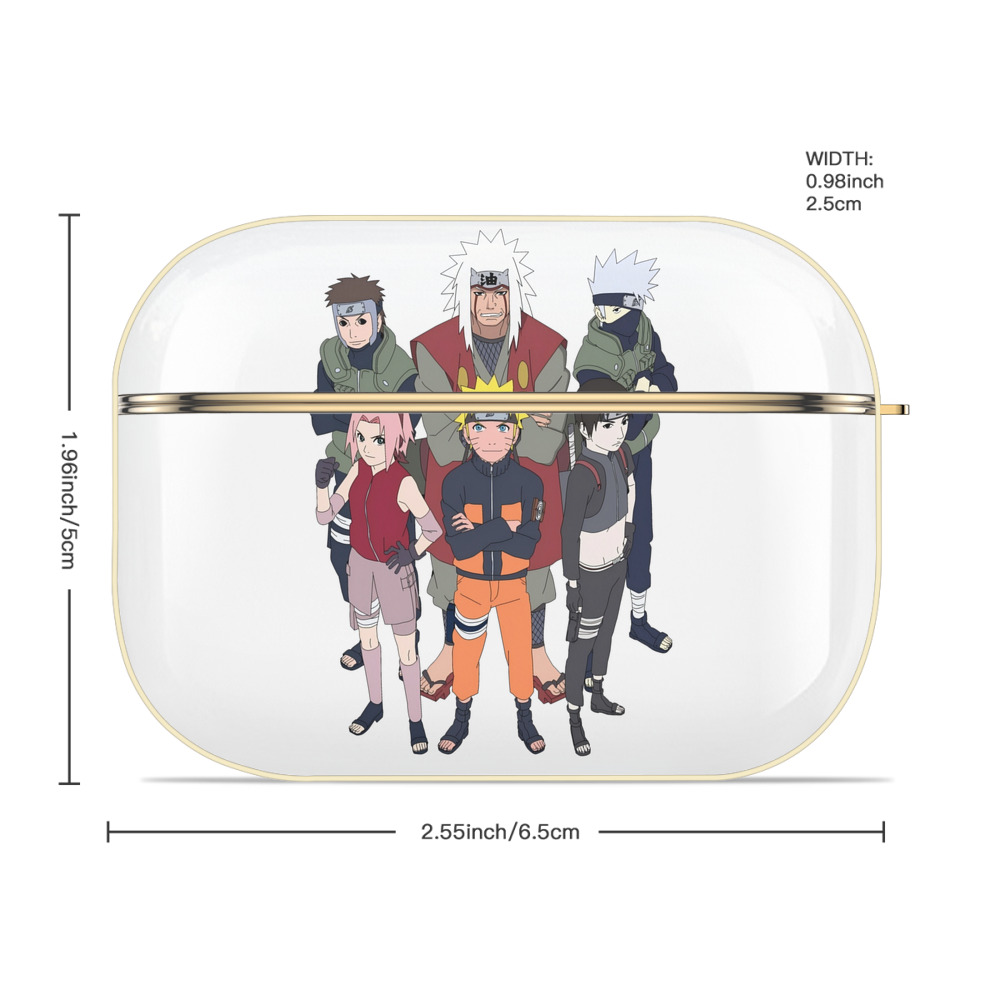 NARUTO -ナルト- うずまき ナルト Uzumaki Naruto 【AirPods Pro用】ハードシェル保護ケース｜耐衝撃・防指紋・カラビナ付き商品仕様