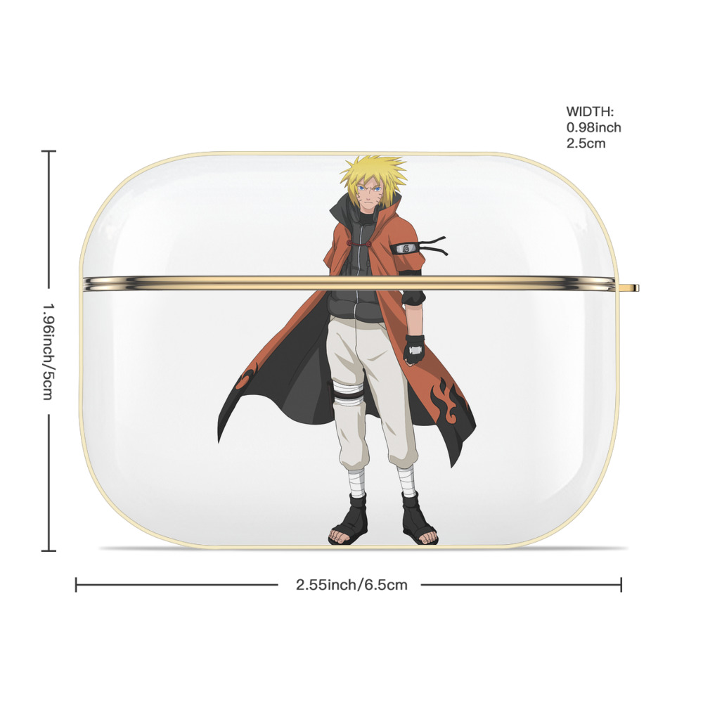 NARUTO -ナルト- うずまき ナルト Uzumaki Naruto 【AirPods Pro用】ハードシェル保護ケース｜耐衝撃・防指紋・カラビナ付き商品仕様