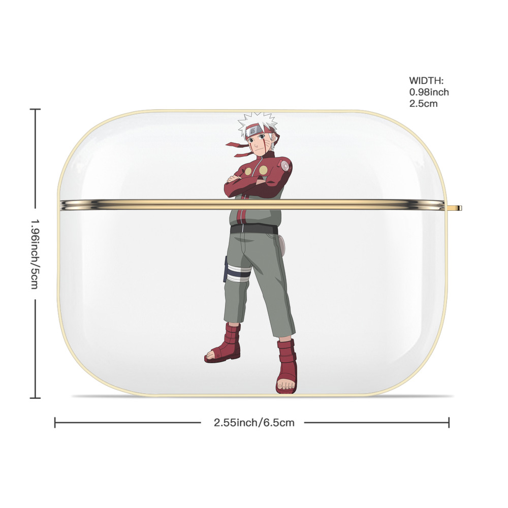 NARUTO -ナルト- うずまき ナルト Uzumaki Naruto 【AirPods Pro用】ハードシェル保護ケース｜耐衝撃・防指紋・カラビナ付き商品仕様