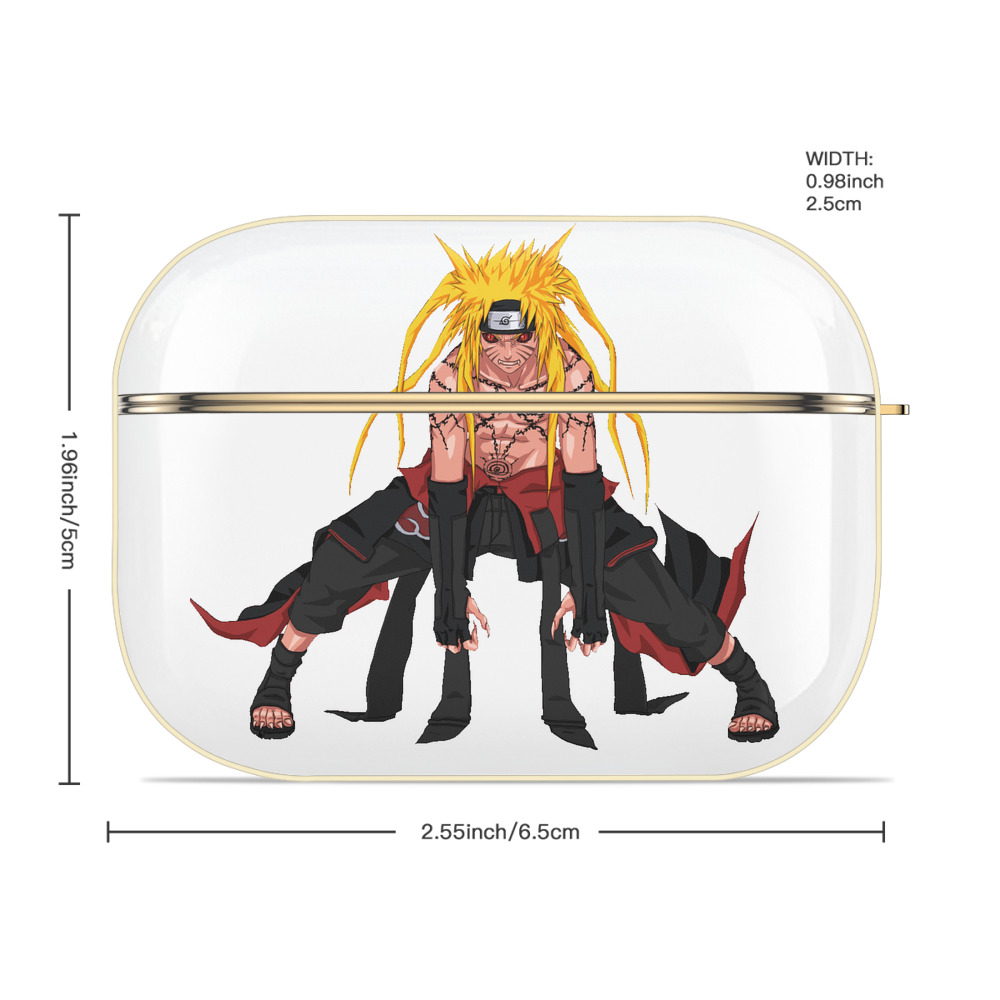 NARUTO -ナルト- うずまき ナルト Uzumaki Naruto 【AirPods Pro用】ハードシェル保護ケース｜耐衝撃・防指紋・カラビナ付き商品仕様