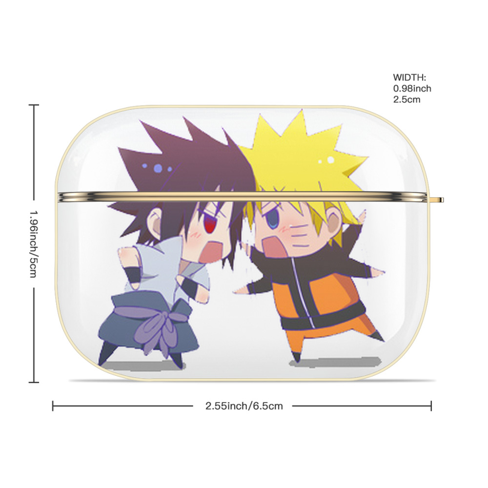 NARUTO -ナルト- うずまき ナルト Uzumaki Naruto 【AirPods Pro用】ハードシェル保護ケース｜耐衝撃・防指紋・カラビナ付き商品仕様