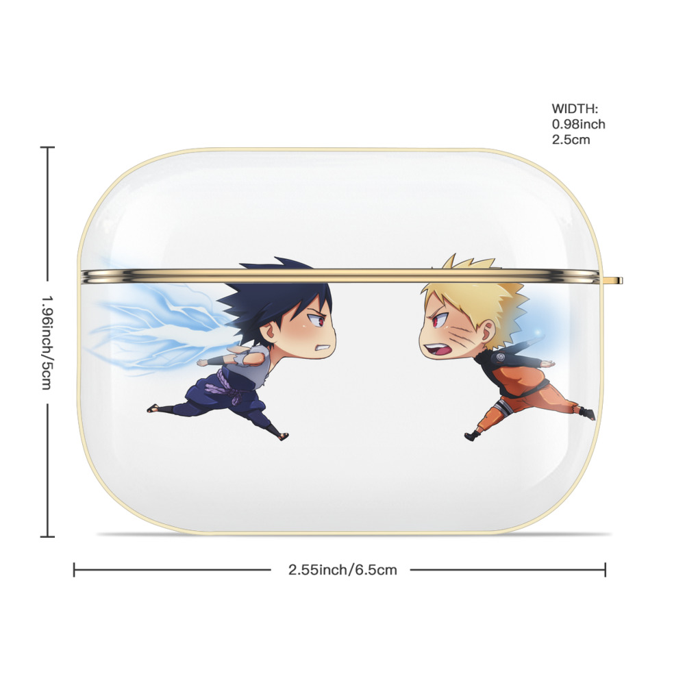 NARUTO -ナルト- うずまき ナルト Uzumaki Naruto 【AirPods Pro用】ハードシェル保護ケース｜耐衝撃・防指紋・カラビナ付き商品仕様
