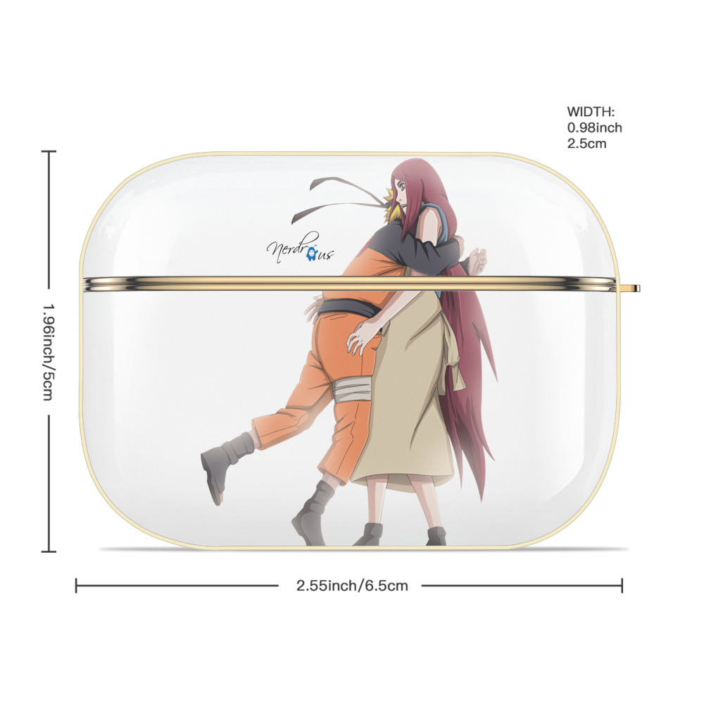 NARUTO -ナルト- うずまき ナルト Uzumaki Naruto 【AirPods Pro用】ハードシェル保護ケース｜耐衝撃・防指紋・カラビナ付き商品仕様