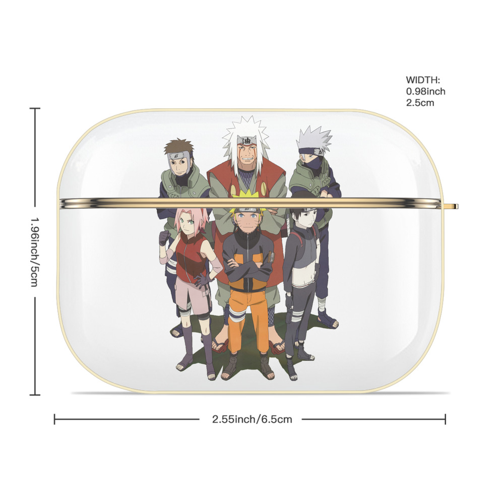 NARUTO -ナルト- うずまき ナルト Uzumaki Naruto 【AirPods Pro用】ハードシェル保護ケース｜耐衝撃・防指紋・カラビナ付き商品仕様