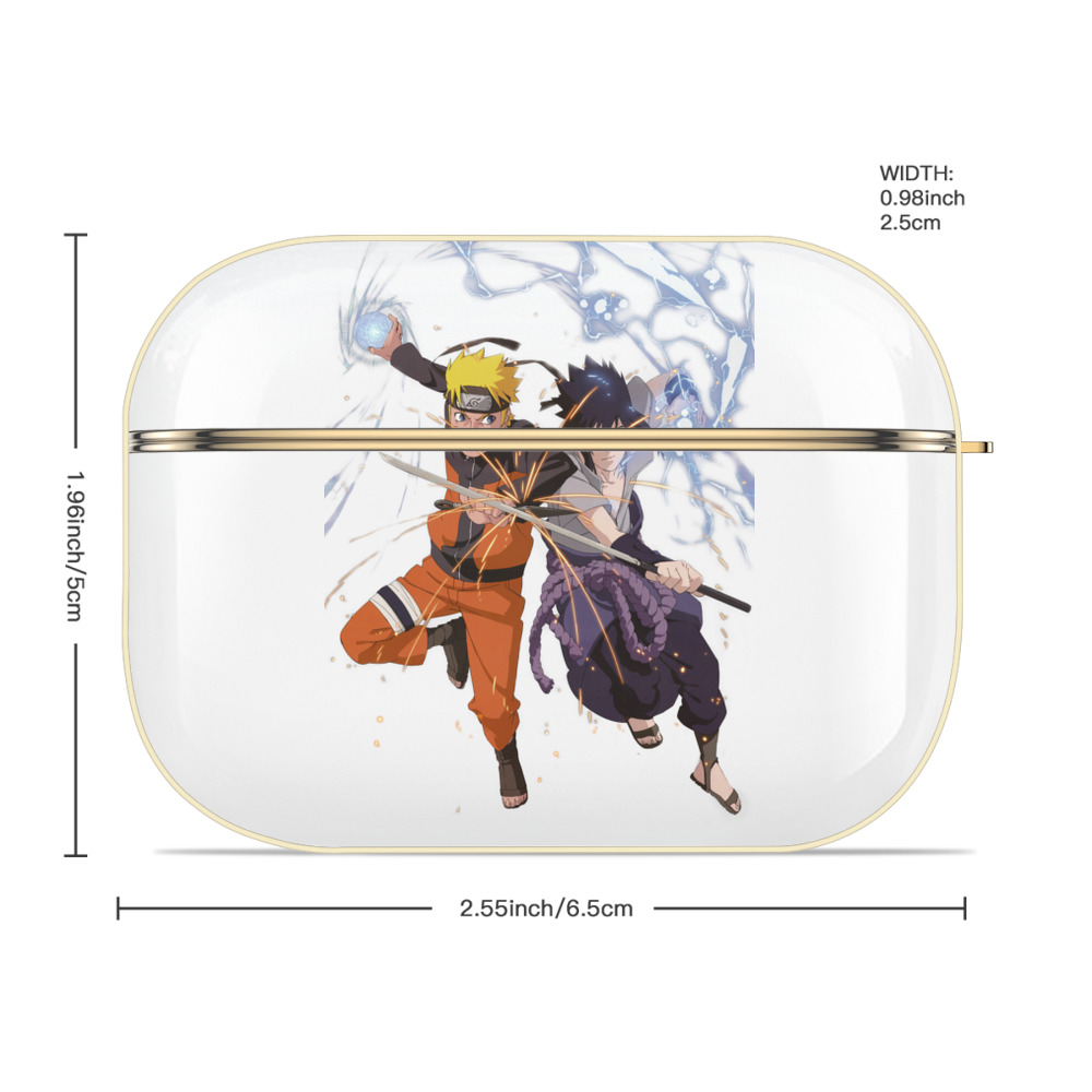NARUTO -ナルト- うずまき ナルト Uzumaki Naruto 【AirPods Pro用】ハードシェル保護ケース｜耐衝撃・防指紋・カラビナ付き商品仕様