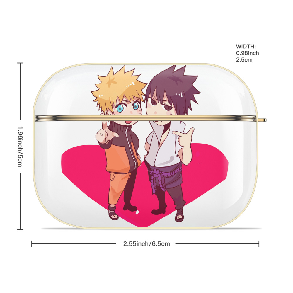 NARUTO -ナルト- うずまき ナルト Uzumaki Naruto 【AirPods Pro用】ハードシェル保護ケース｜耐衝撃・防指紋・カラビナ付き商品仕様
