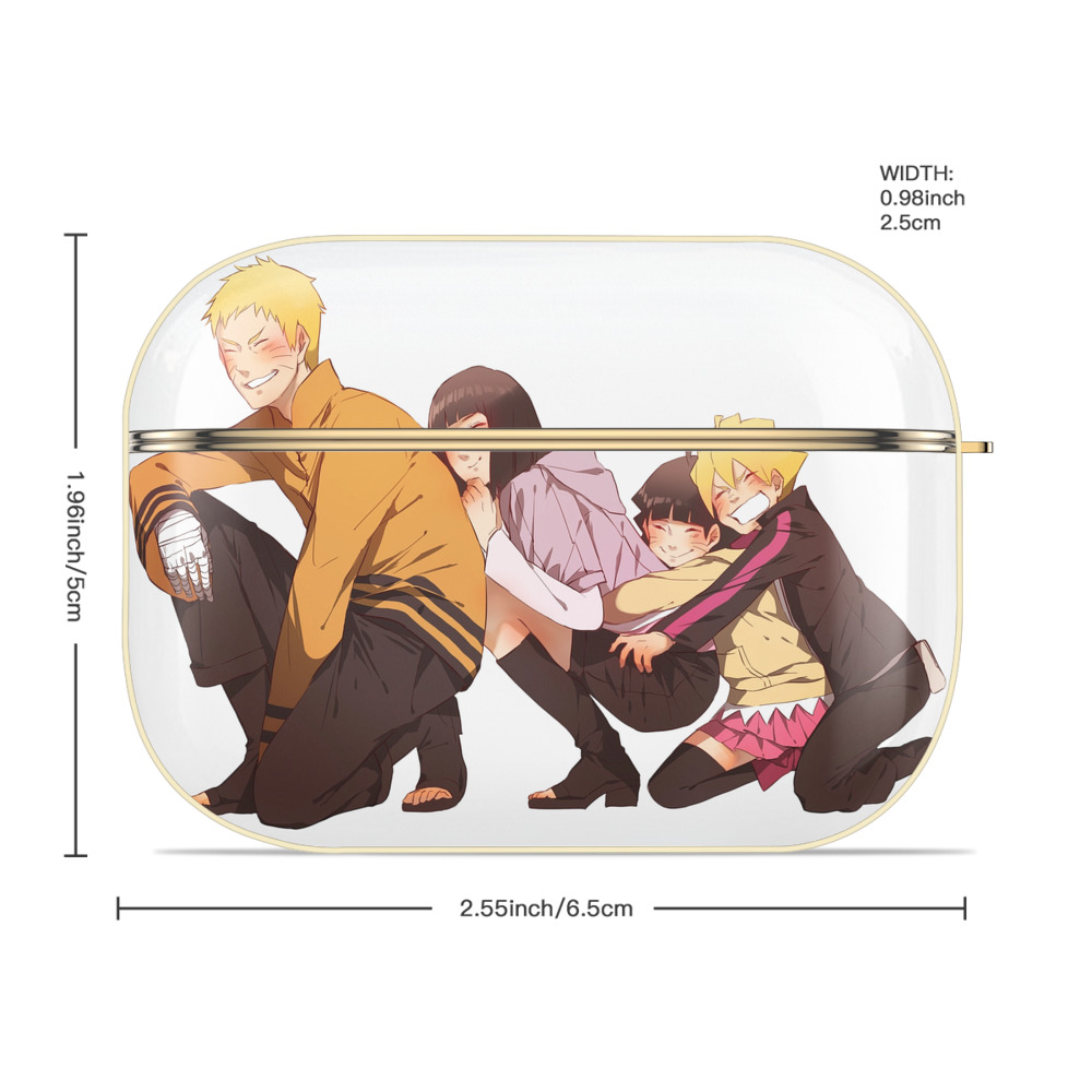 NARUTO -ナルト- うずまき ナルト Uzumaki Naruto 【AirPods Pro用】ハードシェル保護ケース｜耐衝撃・防指紋・カラビナ付き商品仕様