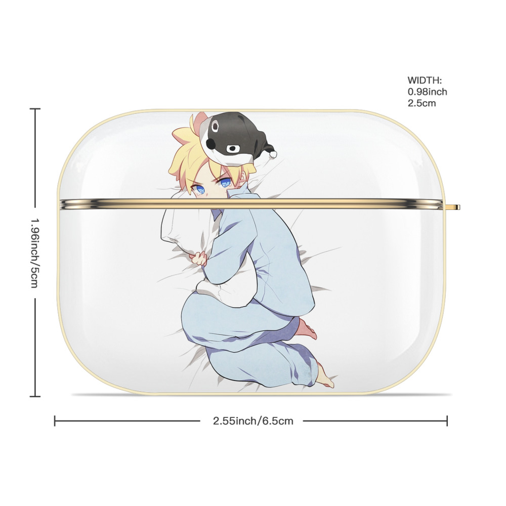 NARUTO -ナルト- うずまき ナルト Uzumaki Naruto 【AirPods Pro用】ハードシェル保護ケース｜耐衝撃・防指紋・カラビナ付き商品仕様