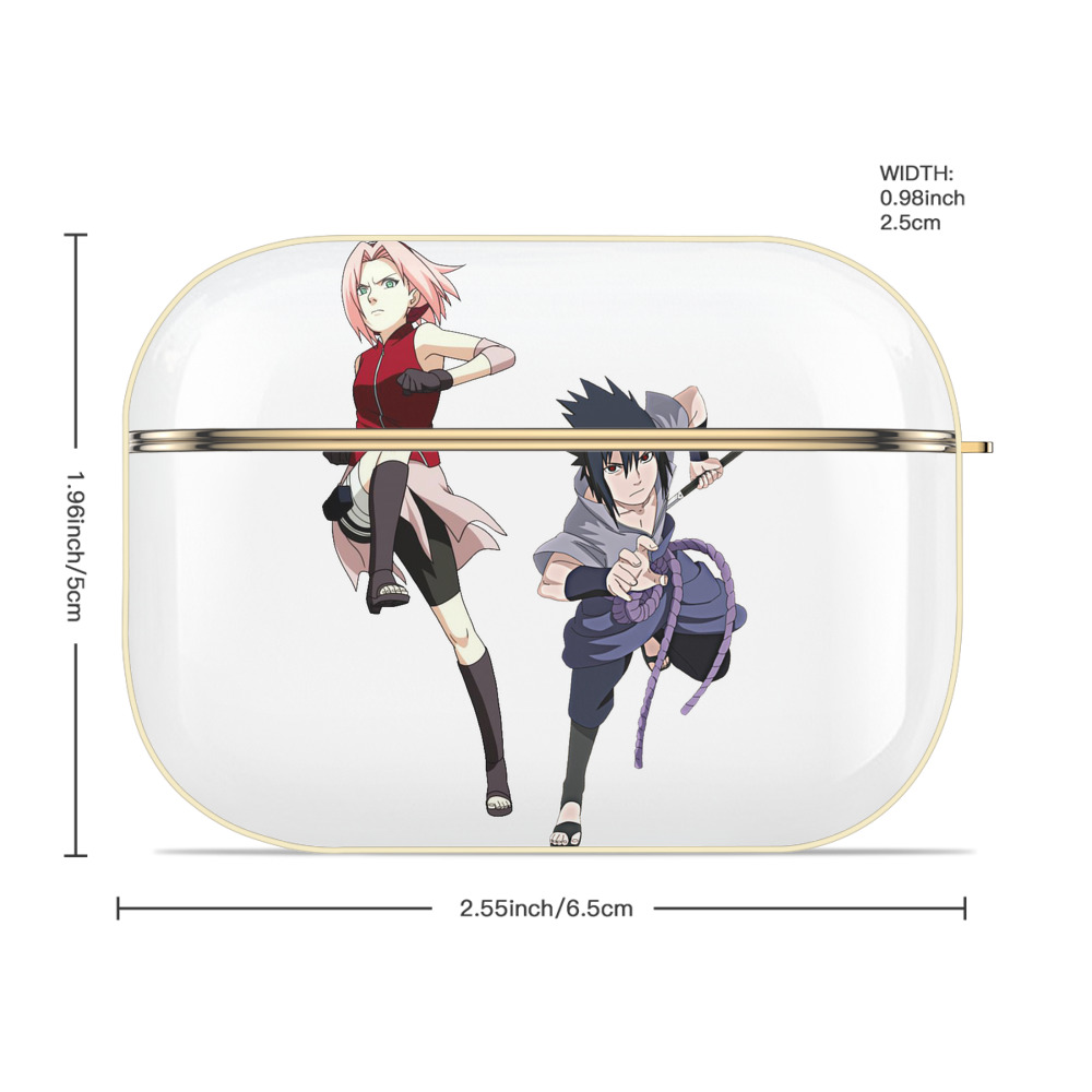 NARUTO -ナルト- 春野サクラ Haruno Sakura 【AirPods Pro用】ハードシェル保護ケース｜耐衝撃・防指紋・カラビナ付き商品仕様