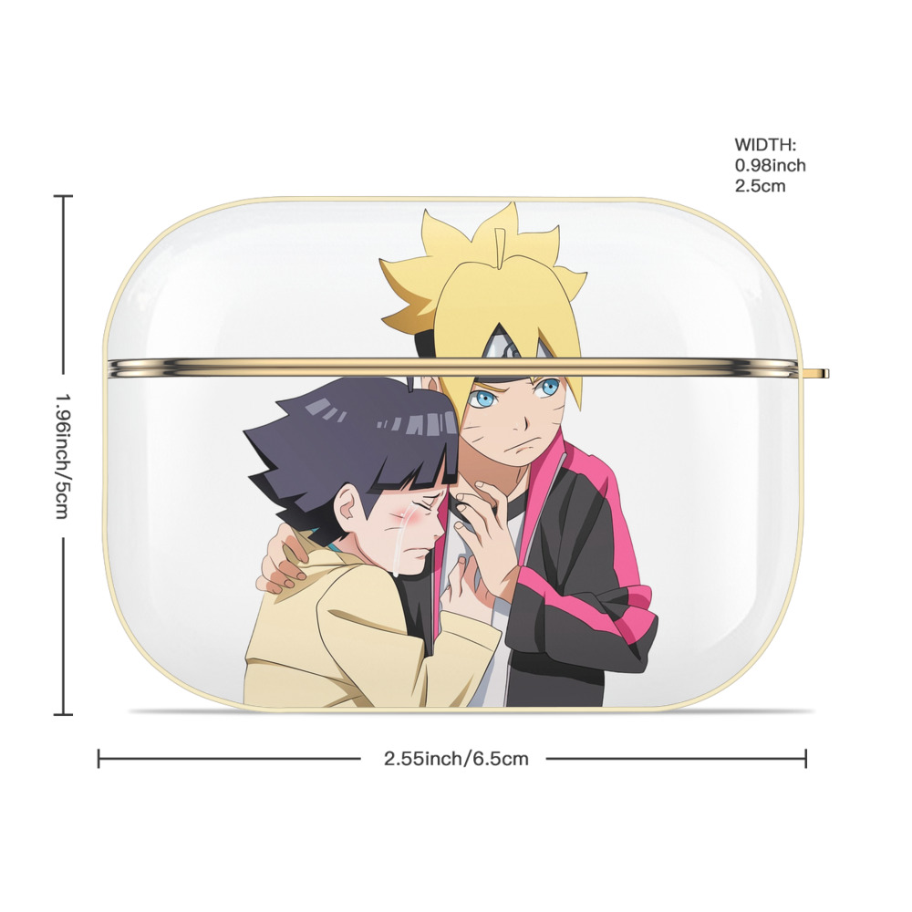 NARUTO -ナルト- うずまき ボルト Uzumaki Boruto 【AirPods Pro用】ハードシェル保護ケース｜耐衝撃・防指紋・カラビナ付き商品仕様