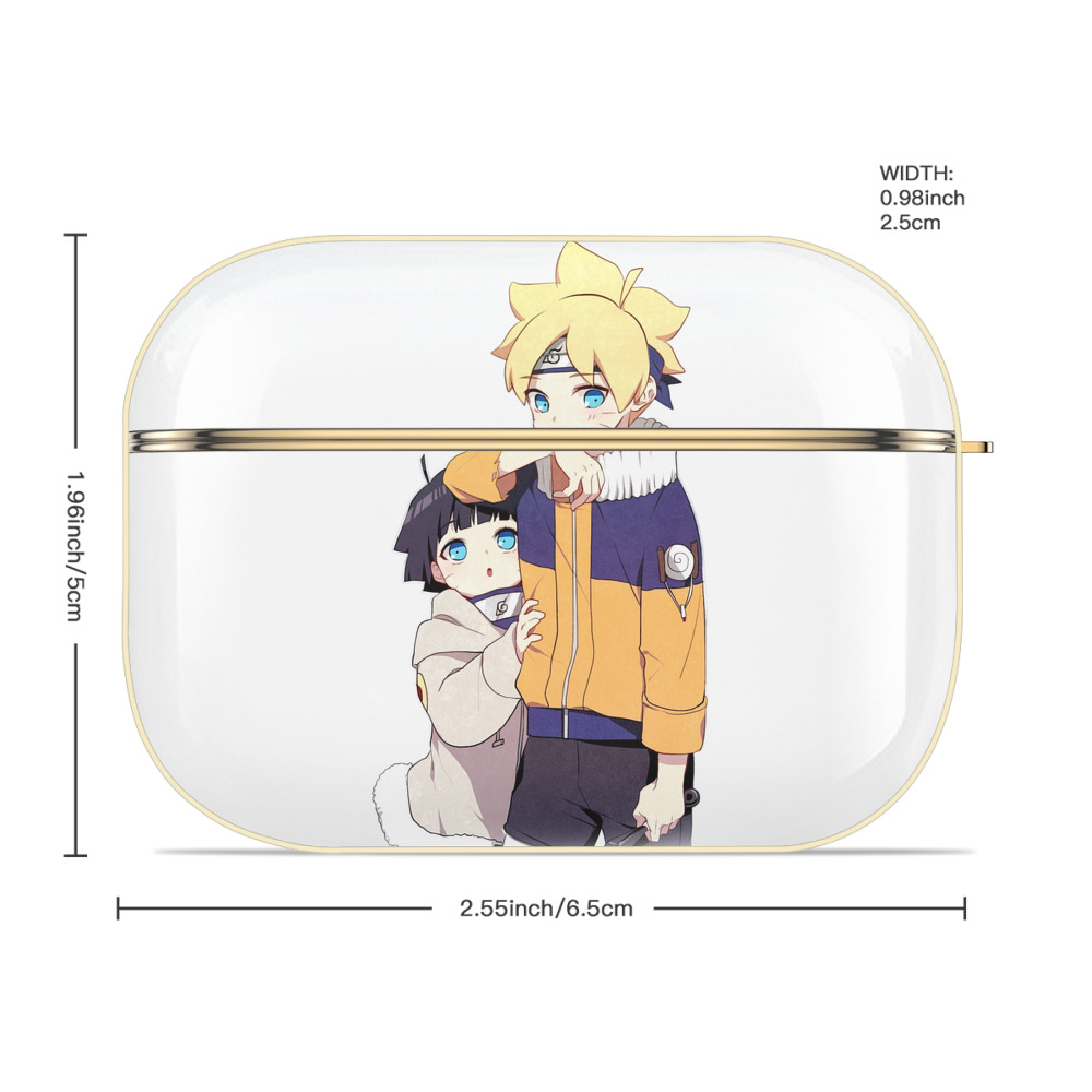 NARUTO -ナルト- うずまき ボルト Uzumaki Boruto 【AirPods Pro用】ハードシェル保護ケース｜耐衝撃・防指紋・カラビナ付き商品仕様