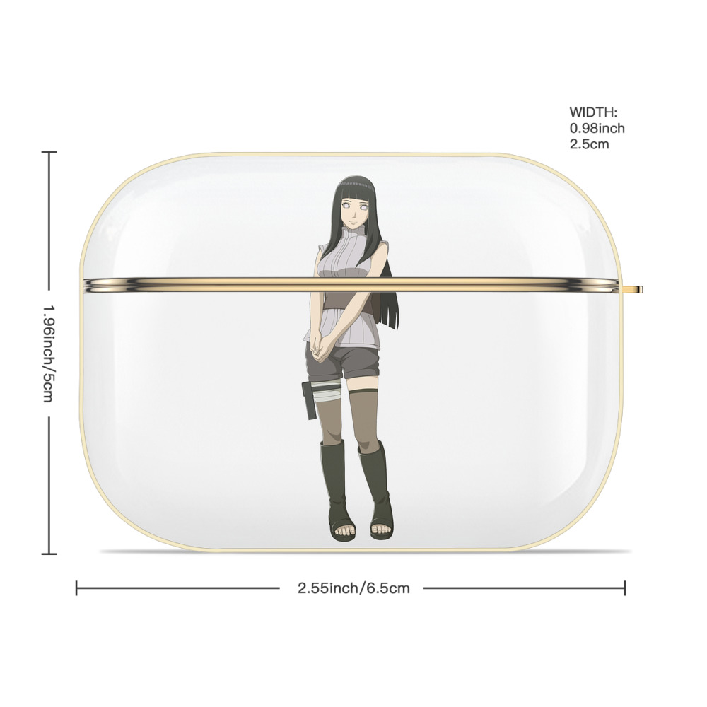 NARUTO -ナルト- 日向ヒナタ Hyūga Hinata 【AirPods Pro用】ハードシェル保護ケース｜耐衝撃・防指紋・カラビナ付き商品仕様