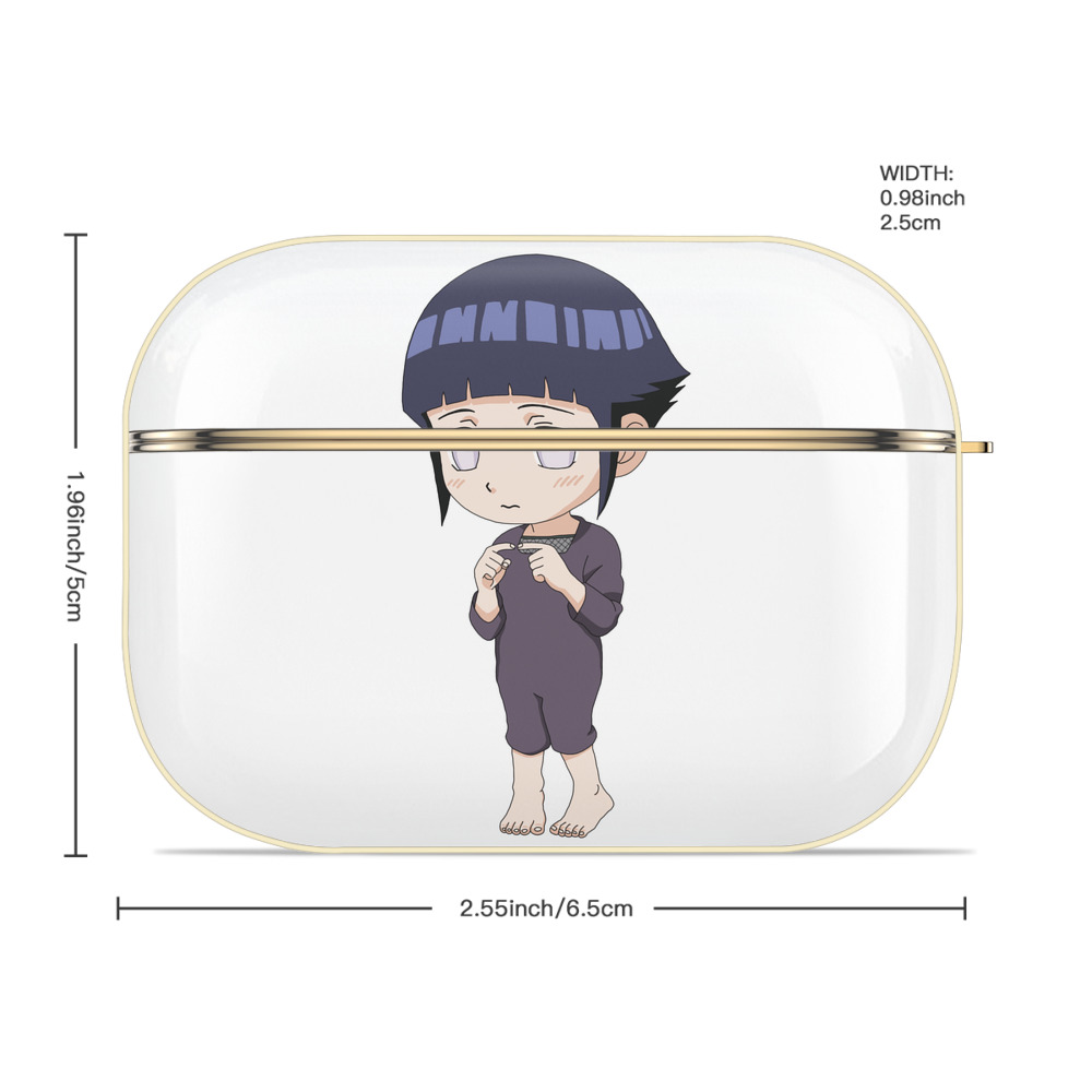 NARUTO -ナルト- 日向ヒナタ Hyūga Hinata 【AirPods Pro用】ハードシェル保護ケース｜耐衝撃・防指紋・カラビナ付き商品仕様