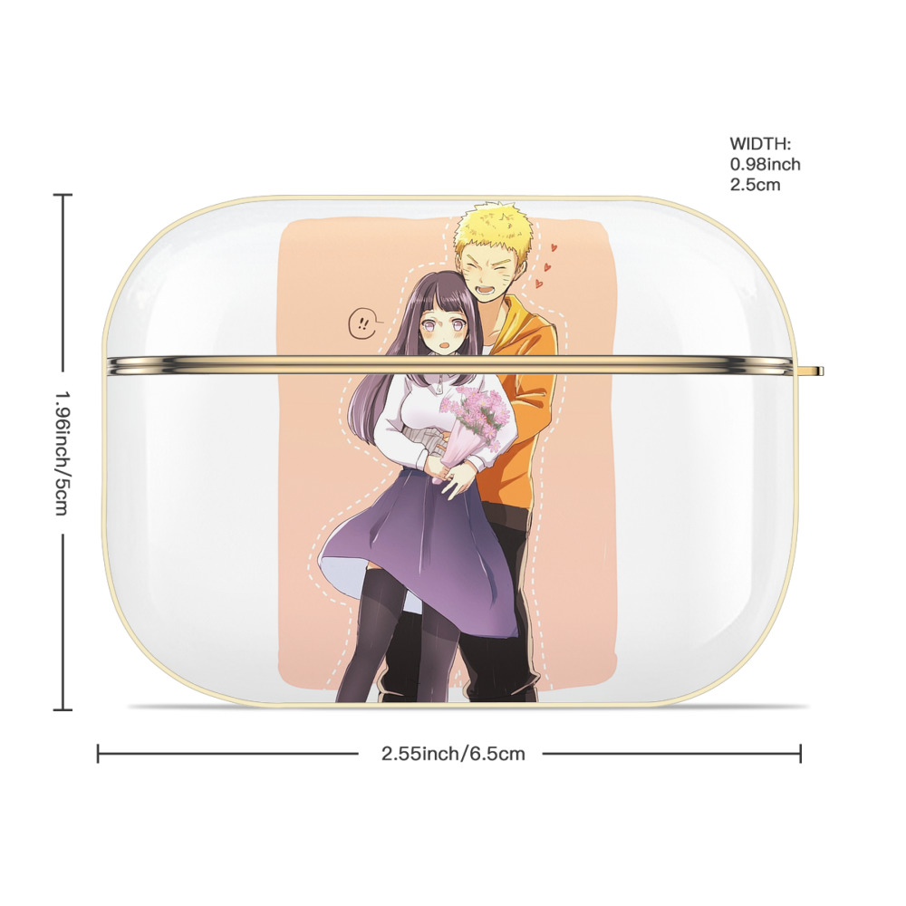 NARUTO -ナルト- 日向ヒナタ Hyūga Hinata 【AirPods Pro用】ハードシェル保護ケース｜耐衝撃・防指紋・カラビナ付き商品仕様