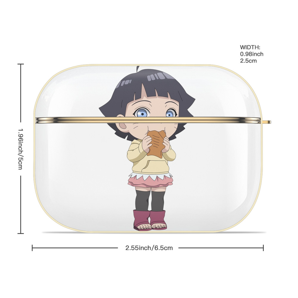 NARUTO -ナルト- うずまき ヒマワリ Uzumaki Himawari 【AirPods Pro用】ハードシェル保護ケース｜耐衝撃・防指紋・カラビナ付き商品仕様