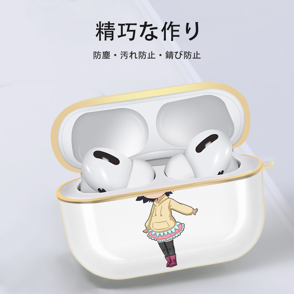 NARUTO -ナルト- うずまき ヒマワリ Uzumaki Himawari 【AirPods Pro用】ハードシェル保護ケース｜耐衝撃・防指紋・カラビナ付き商品仕様