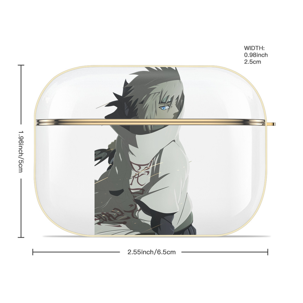 NARUTO -ナルト- 波風 ミナト Namikaze Minato 【AirPods Pro用】ハードシェル保護ケース｜耐衝撃・防指紋・カラビナ付き商品仕様
