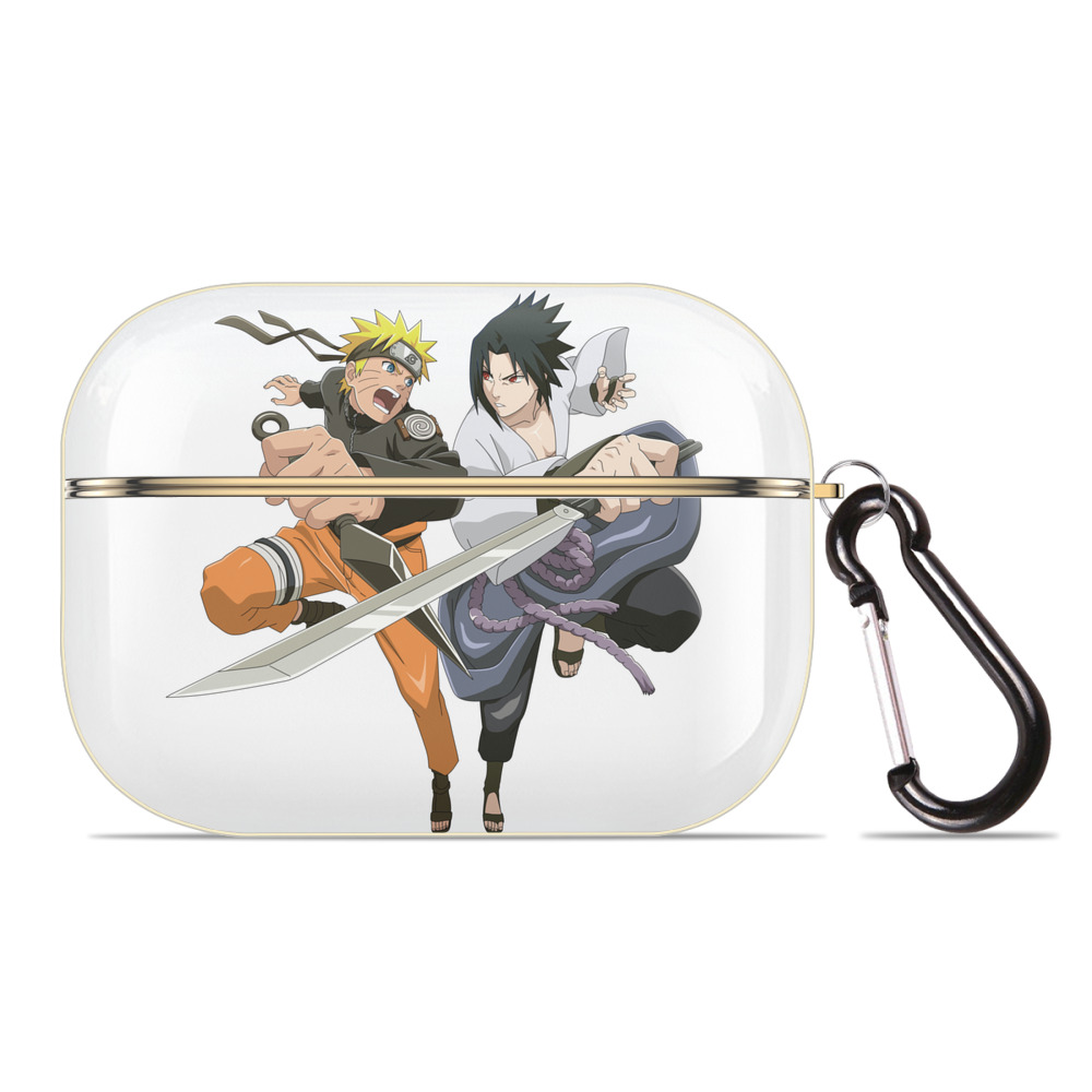 （画像用） NARUTO -ナルト- うずまき ナルト Uzumaki Naruto 【AirPods Pro用】ハードシェル保護ケース｜耐衝撃・防指紋・カラビナ付き商品仕様