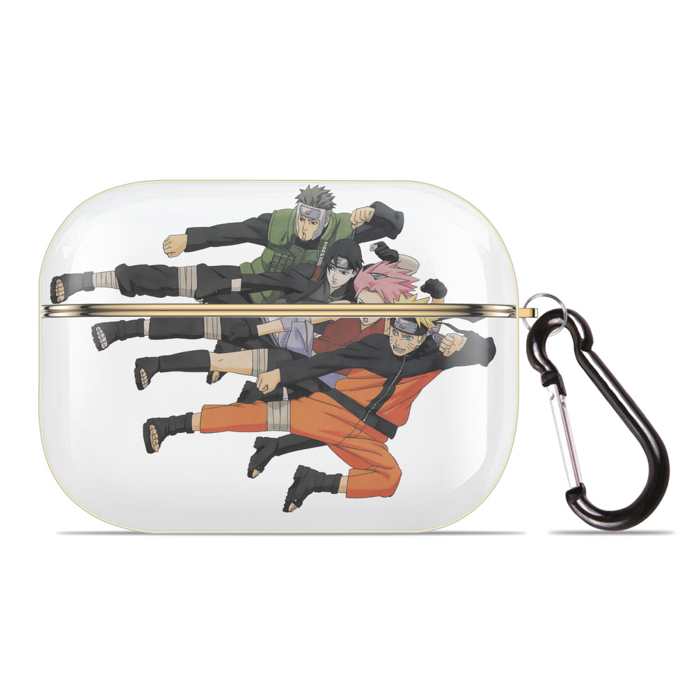 （画像用） NARUTO -ナルト- うずまき ナルト Uzumaki Naruto 【AirPods Pro用】ハードシェル保護ケース｜耐衝撃・防指紋・カラビナ付き商品仕様