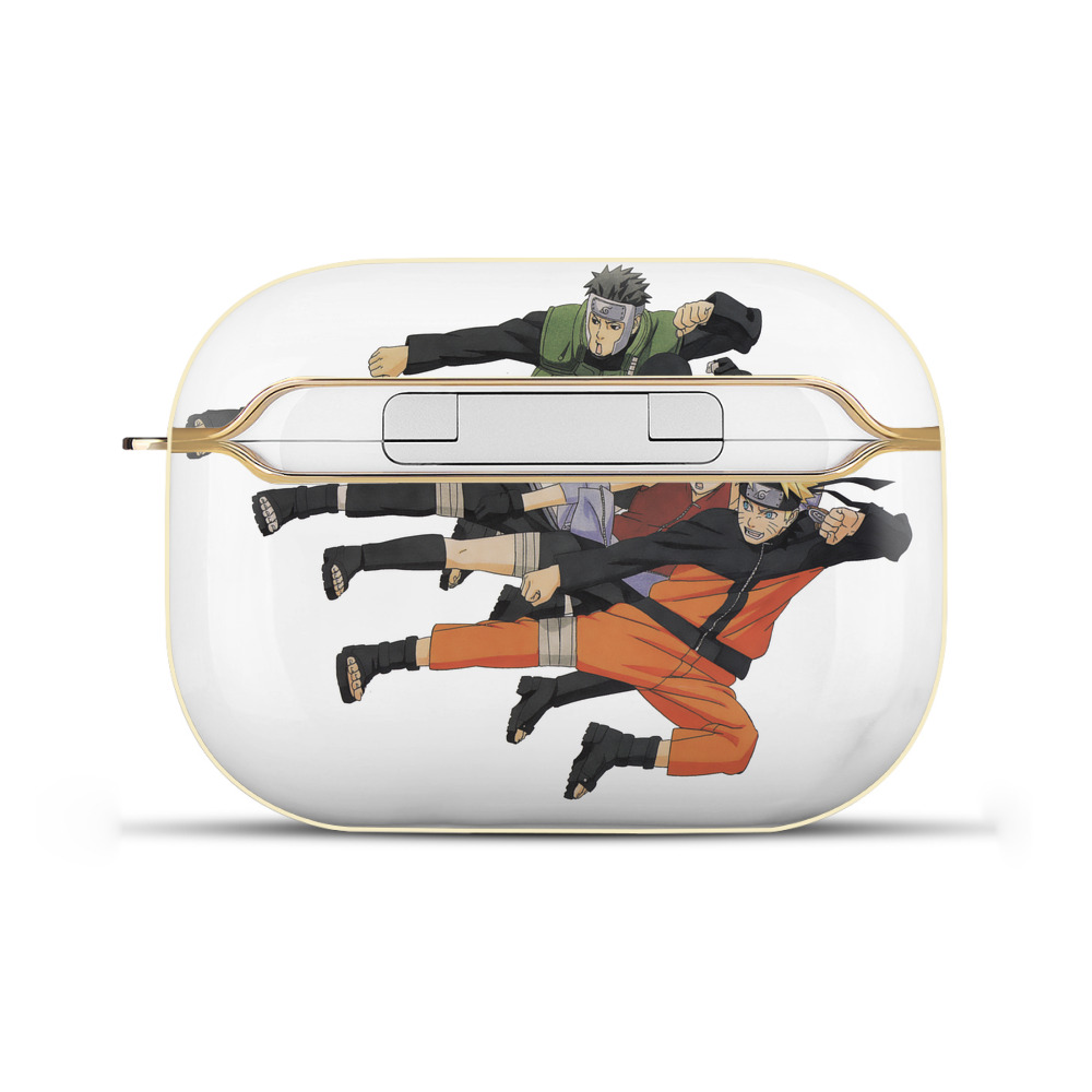 （画像用） NARUTO -ナルト- うずまき ナルト Uzumaki Naruto 【AirPods Pro用】ハードシェル保護ケース｜耐衝撃・防指紋・カラビナ付き商品仕様