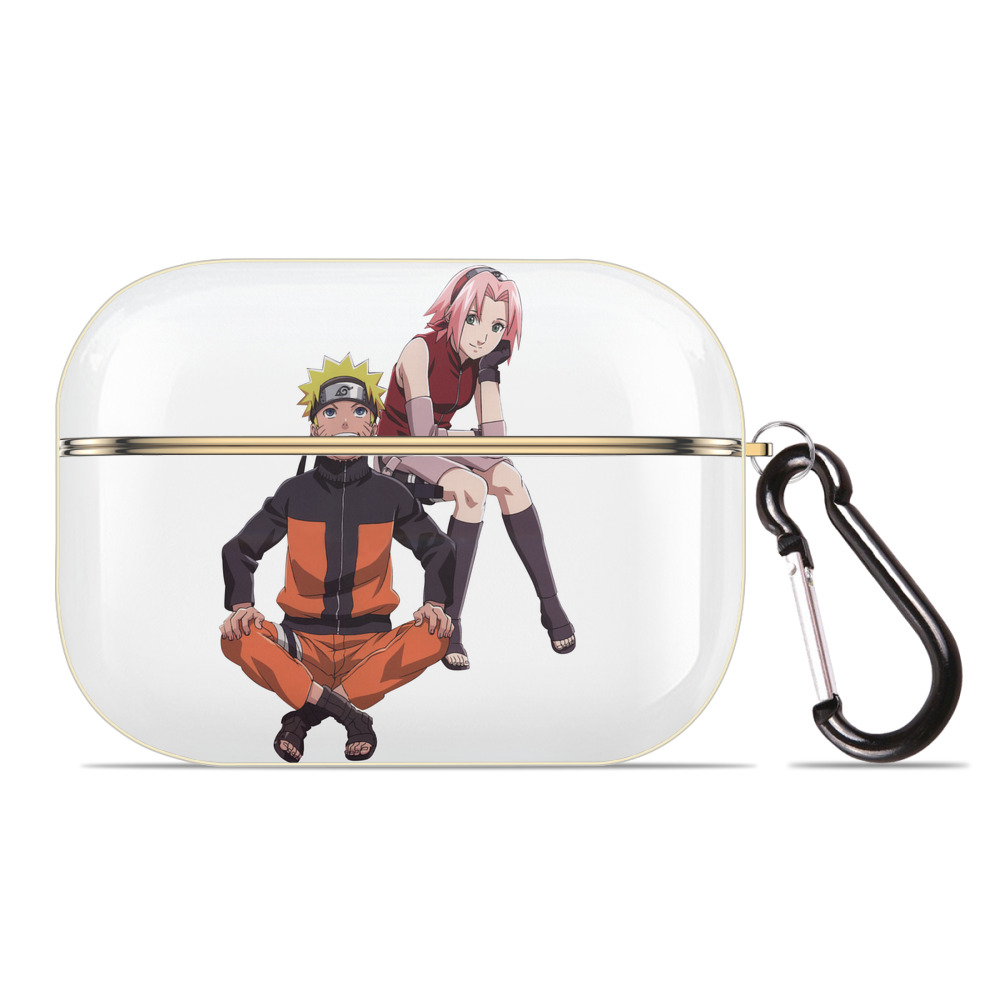 （画像用） NARUTO -ナルト- うずまき ナルト Uzumaki Naruto 【AirPods Pro用】ハードシェル保護ケース｜耐衝撃・防指紋・カラビナ付き商品仕様