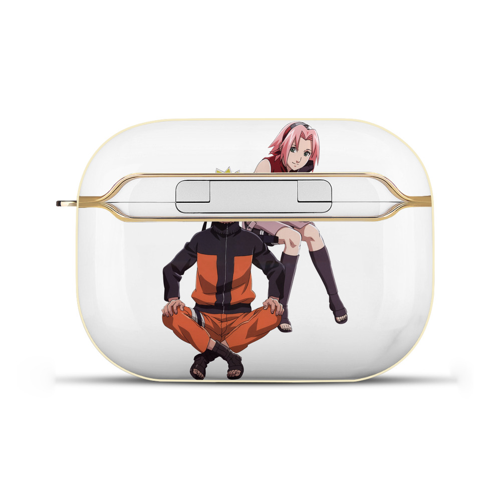 （画像用） NARUTO -ナルト- うずまき ナルト Uzumaki Naruto 【AirPods Pro用】ハードシェル保護ケース｜耐衝撃・防指紋・カラビナ付き商品仕様