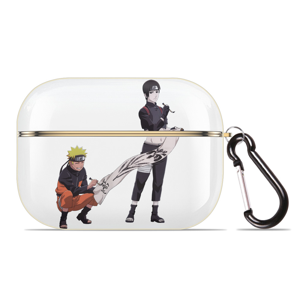 （画像用） NARUTO -ナルト- うずまき ナルト Uzumaki Naruto 【AirPods Pro用】ハードシェル保護ケース｜耐衝撃・防指紋・カラビナ付き商品仕様