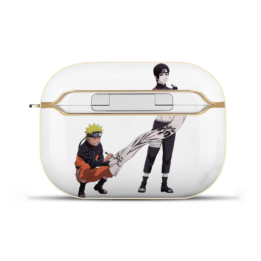 （画像用） NARUTO -ナルト- うずまき ナルト Uzumaki Naruto 【AirPods Pro用】ハードシェル保護ケース｜耐衝撃・防指紋・カラビナ付き商品仕様