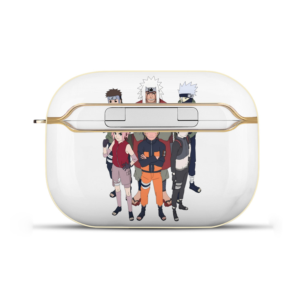 （画像用） NARUTO -ナルト- うずまき ナルト Uzumaki Naruto 【AirPods Pro用】ハードシェル保護ケース｜耐衝撃・防指紋・カラビナ付き商品仕様