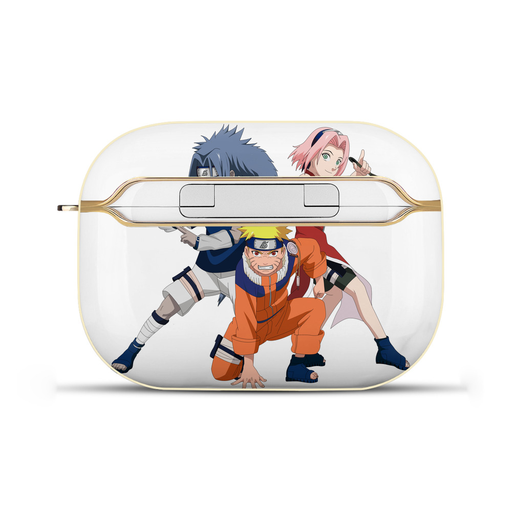 （画像用） NARUTO -ナルト- うずまき ナルト Uzumaki Naruto 【AirPods Pro用】ハードシェル保護ケース｜耐衝撃・防指紋・カラビナ付き商品仕様