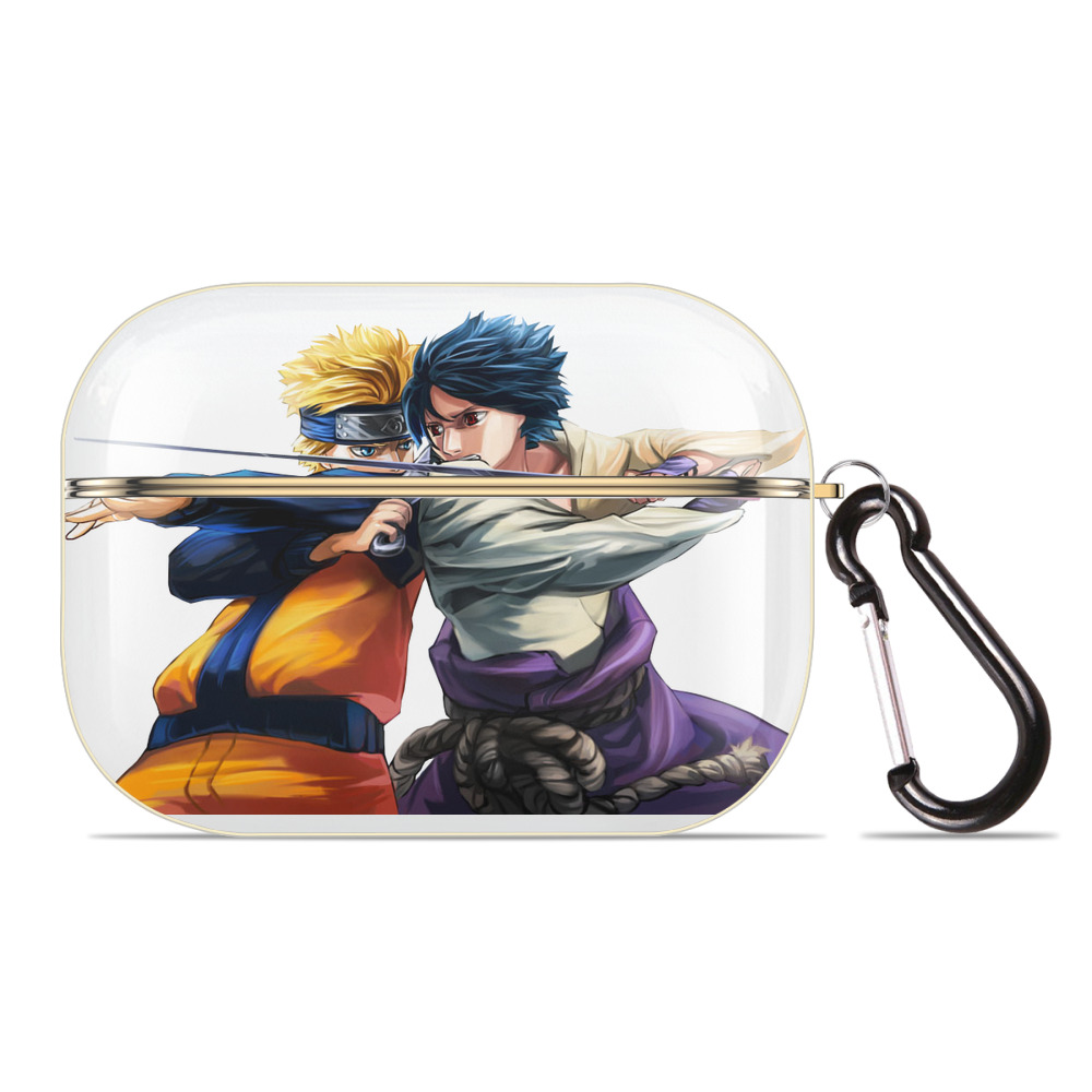 （画像用） NARUTO -ナルト- うずまき ナルト Uzumaki Naruto 【AirPods Pro用】ハードシェル保護ケース｜耐衝撃・防指紋・カラビナ付き商品仕様