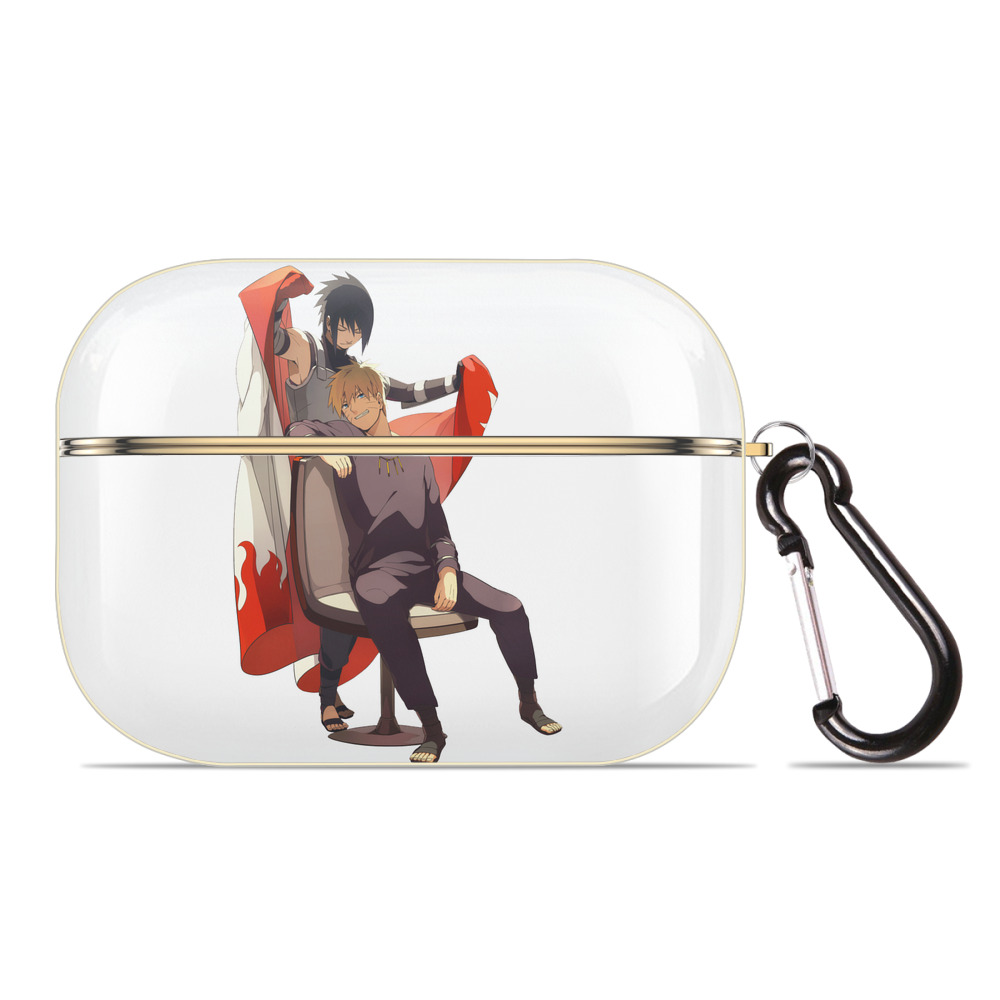 （画像用） NARUTO -ナルト- うずまき ナルト Uzumaki Naruto 【AirPods Pro用】ハードシェル保護ケース｜耐衝撃・防指紋・カラビナ付き商品仕様