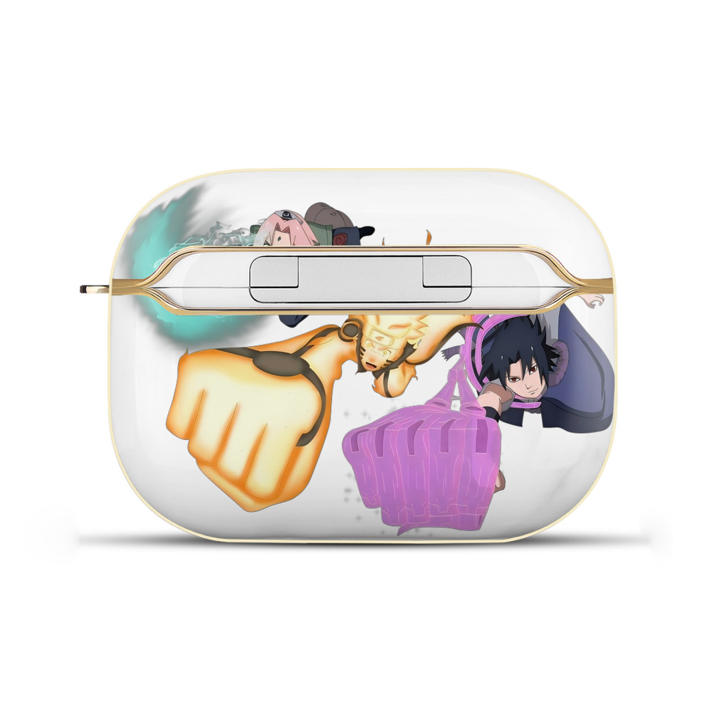 （画像用） NARUTO -ナルト- うずまき ナルト Uzumaki Naruto 【AirPods Pro用】ハードシェル保護ケース｜耐衝撃・防指紋・カラビナ付き商品仕様
