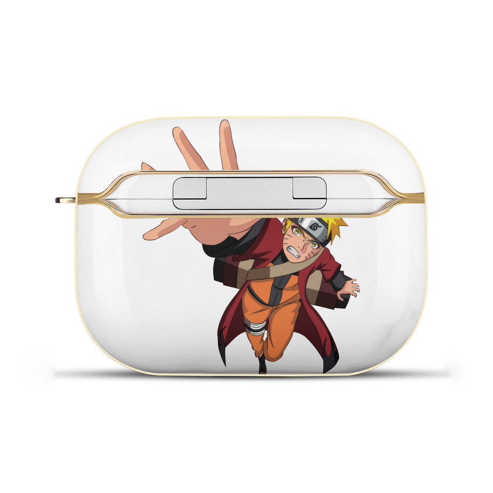 （画像用） NARUTO -ナルト- うずまき ナルト Uzumaki Naruto 【AirPods Pro用】ハードシェル保護ケース｜耐衝撃・防指紋・カラビナ付き商品仕様