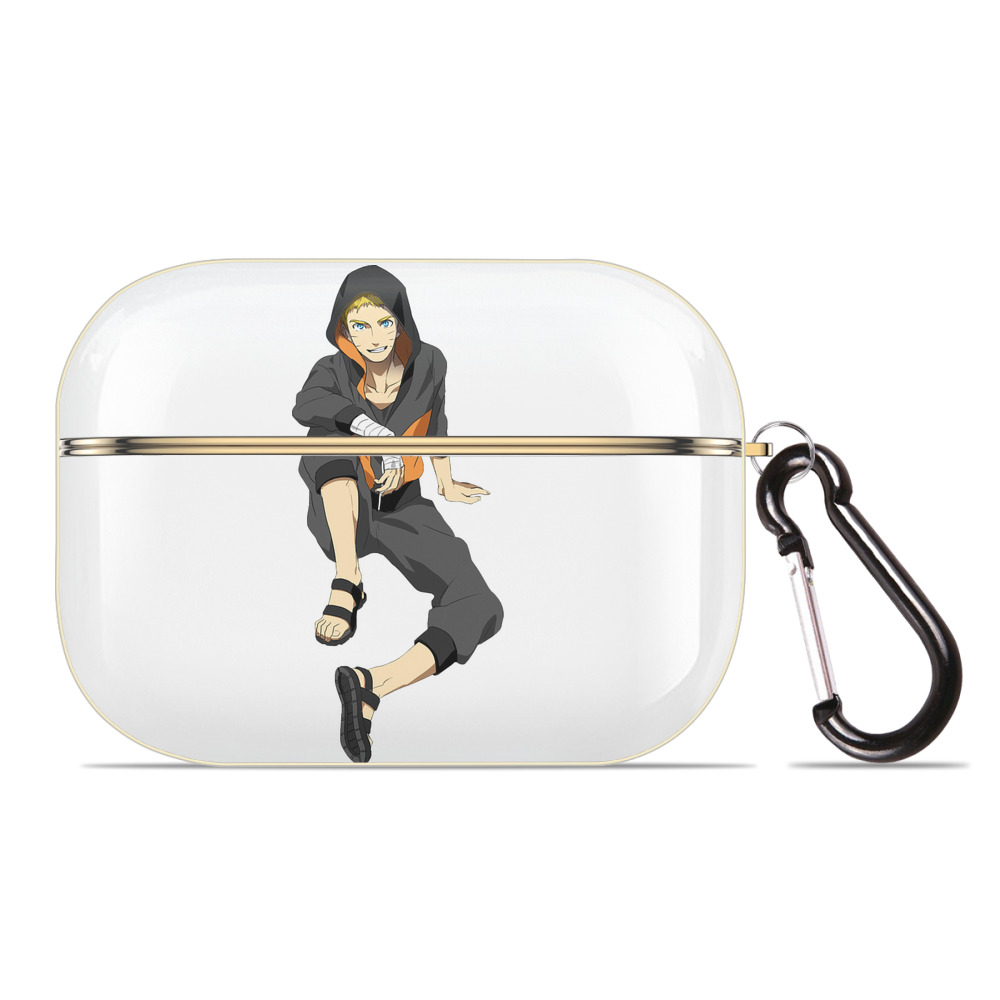（画像用） NARUTO -ナルト- うずまき ナルト Uzumaki Naruto 【AirPods Pro用】ハードシェル保護ケース｜耐衝撃・防指紋・カラビナ付き商品仕様