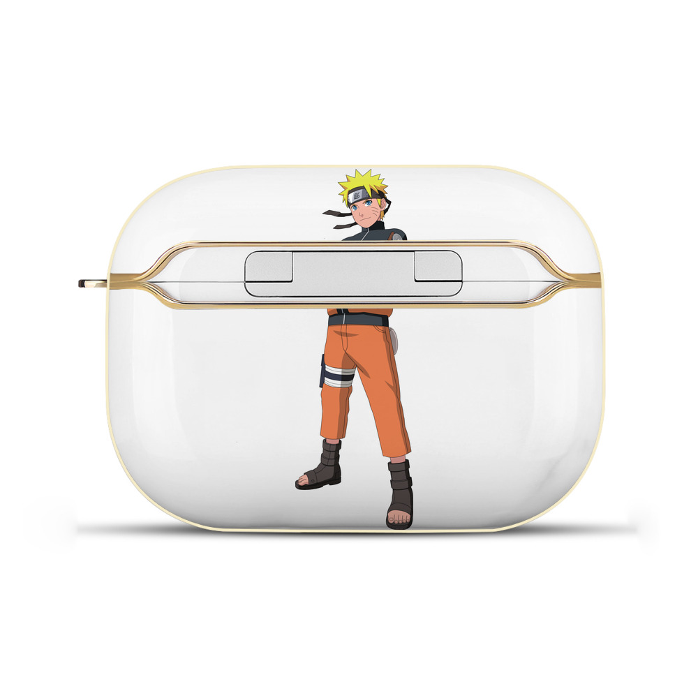 （画像用） NARUTO -ナルト- うずまき ナルト Uzumaki Naruto 【AirPods Pro用】ハードシェル保護ケース｜耐衝撃・防指紋・カラビナ付き商品仕様