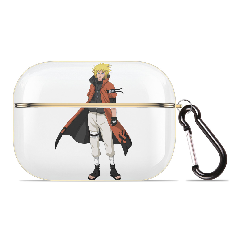 （画像用） NARUTO -ナルト- うずまき ナルト Uzumaki Naruto 【AirPods Pro用】ハードシェル保護ケース｜耐衝撃・防指紋・カラビナ付き商品仕様